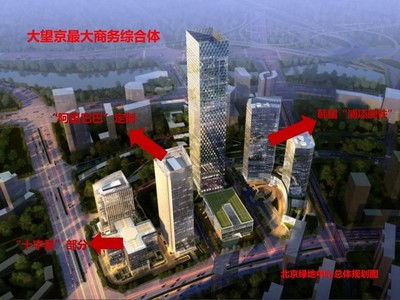 綠地中心260米高鄰阿里巴巴，豪裝覽京城美景，同比銀泰霄8大